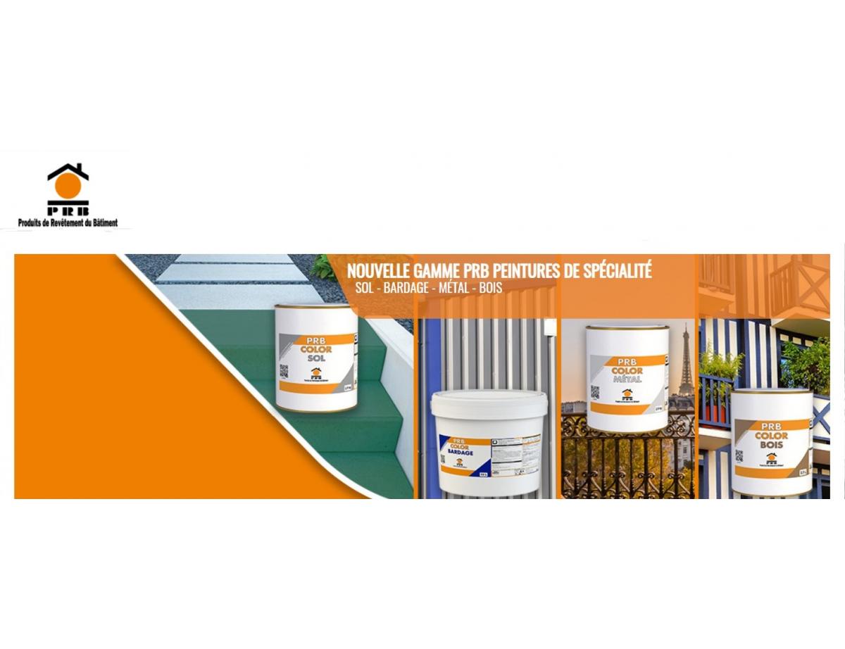 PRB Gamme de peintures de spécialité